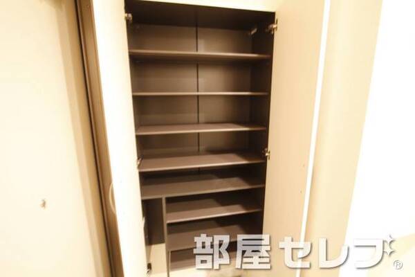 大容量シューズボックス。