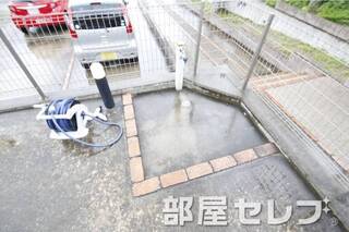 ペット足洗い場。