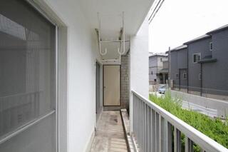 玄関から見た写真です。