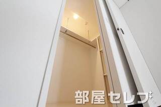 がっつり収納できるウォークインクローゼット。