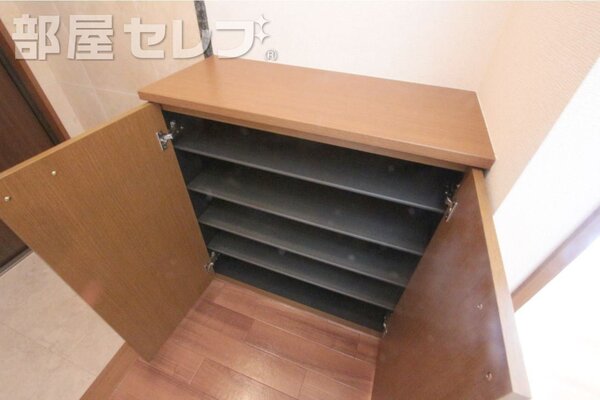 たくさん収納できるシューズボックスです。