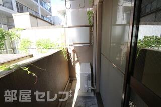 角部屋のベランダです。