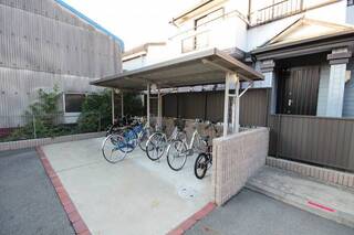 駐輪場です