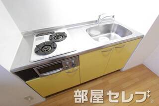 2口コンロで料理もラクラク。