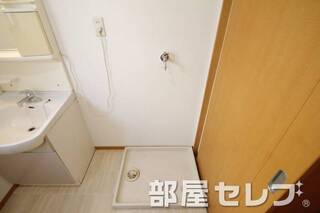 室内洗濯機置き場。