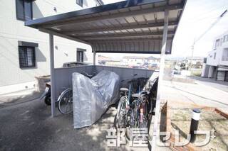自転車置場。