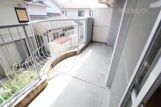 風通しの良いベランダです。