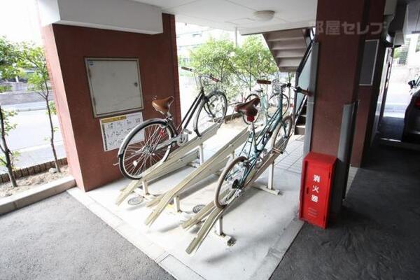 駐輪場があります。