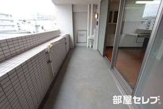 広々バルコニー。