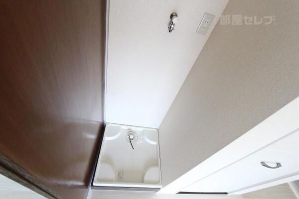 室内洗濯機置き場です。