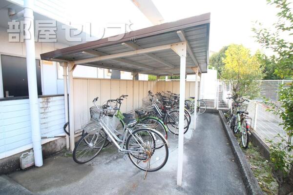 駐輪場です。