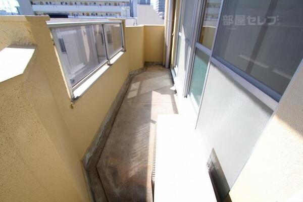 風通しの良いベランダです。