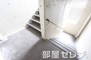 きれいにしている階段です。