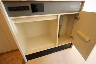 キッチンの収納もしっかり出来ます。