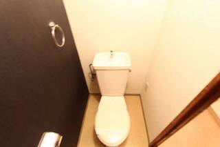 アクセント・クロスの張られたトイレです。