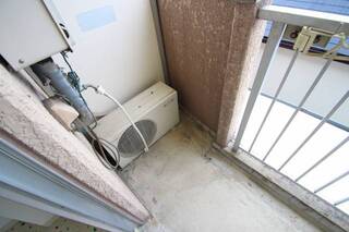 室外洗濯機置場です。