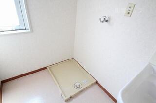 洗濯機置き場です。