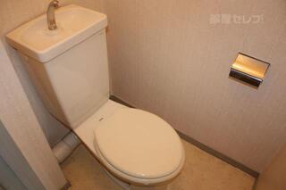 清潔感のあるトイレです。