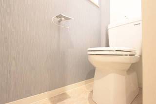 爽やかな印象のトイレです
