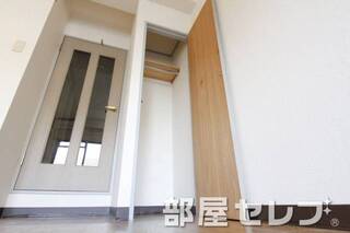 ハンガーもかけられる収納です。
