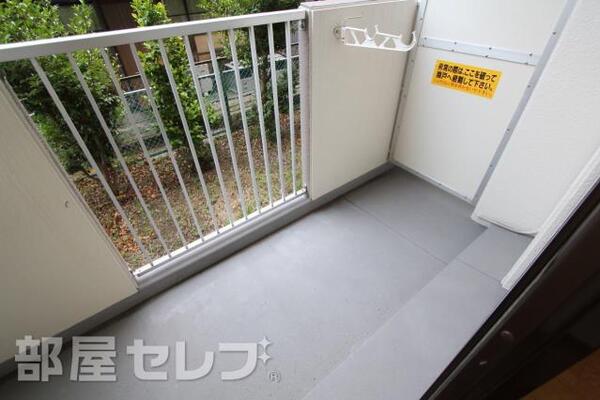 広いベランダです。
