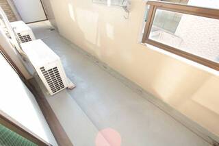 日当りの良いベランダです。
