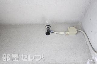 共用部に防犯カメラが設置してあります