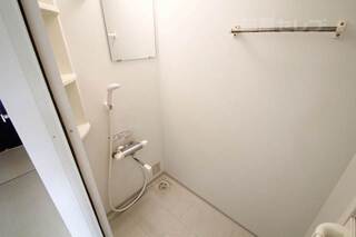 シャワールームなので場所もとりません。