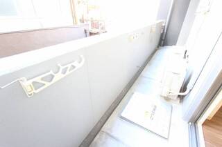 広々バルコニーです