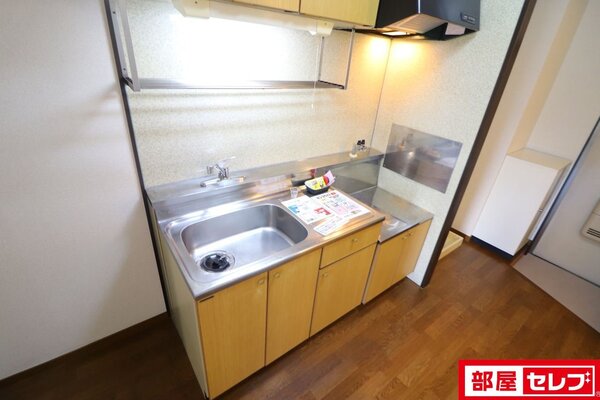 二口コンロが置けるキッチンです。