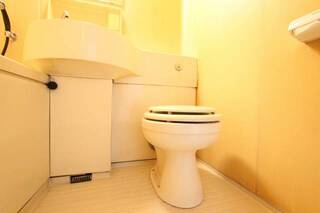 トイレも清潔です。