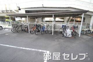 自転車置場。
