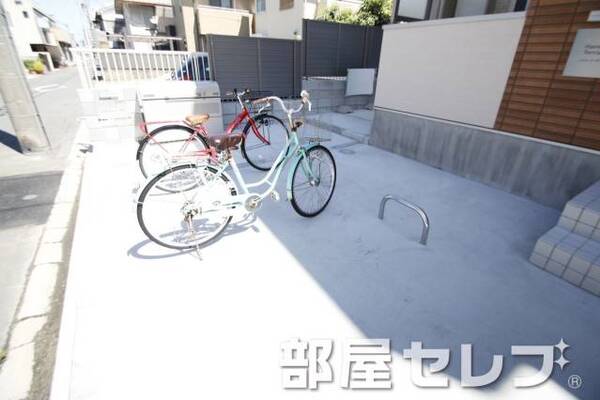 自転車置場。