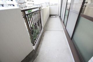 水はけの良いベランダです。
