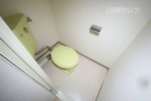 脱衣所からトイレに入れます。