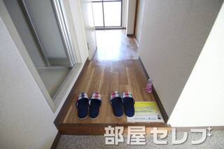 玄関からの景色です。