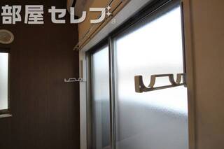 室内物干し。