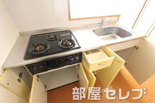 キッチンの収納もばっちり。イメージ写真