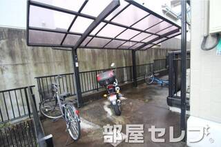 自転車置場。