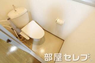 清潔感あるトイレで快適。