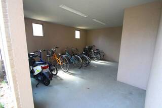 自転車置場。