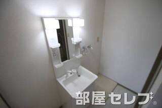 洗髪洗面化粧台。他号室の写真です。
