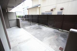 専用庭付きのベランダです。