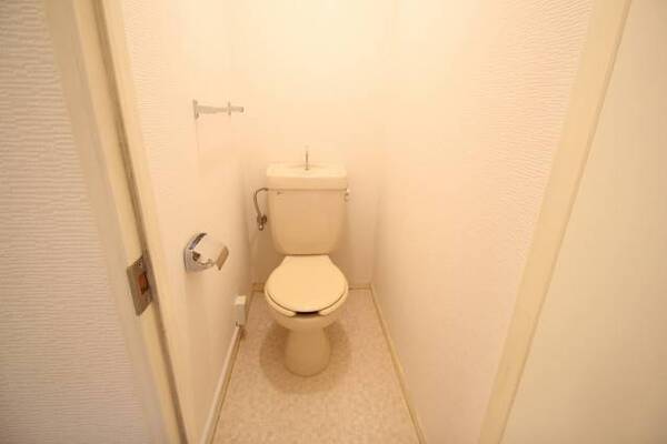 トイレもキレイにしています。