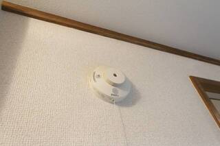 危険をお知らせする火災報知器です。