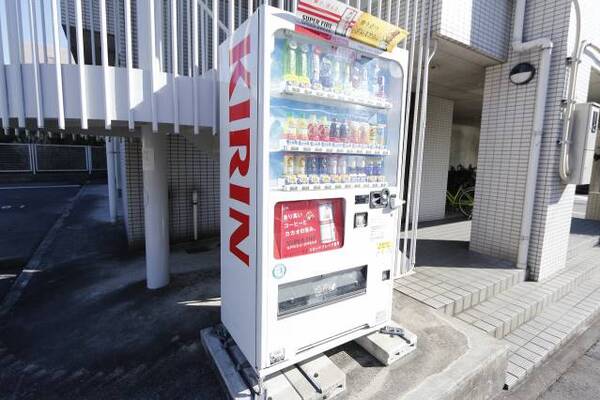 敷地内に自動販売機あり。