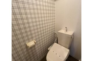 清潔感あるトイレ。