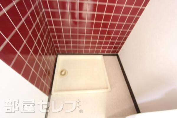 洗濯機置き場です。
