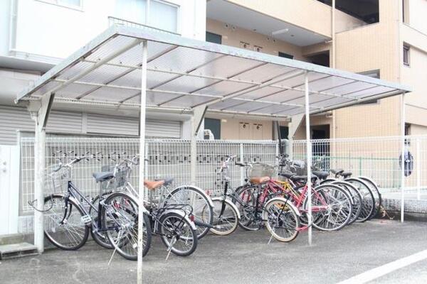 駐輪場です。