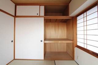 和室の収納もバッチリです。写真は同タイプ他号室